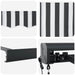 Copertină retractabilă antracit/alb, 4,5x3 m, textil/aluminiu - WALTI WALTI