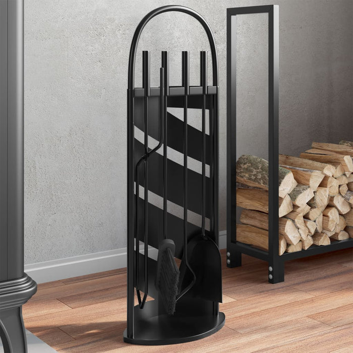 Set de unelte pentru șemineu, 5 piese, 23x15x66 cm, oțel - WALTI WALTI
