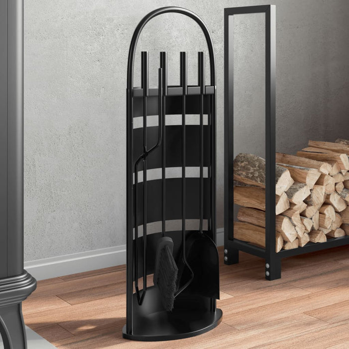 Set de unelte pentru șemineu, 5 piese, 23x15x66 cm, oțel - WALTI WALTI