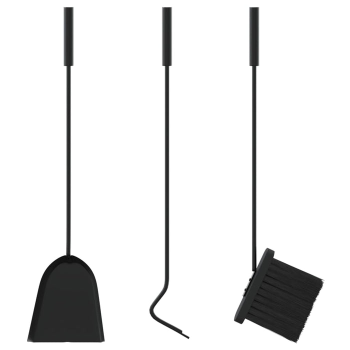 Set de unelte pentru șemineu, 4 piese, 22x59 cm, oțel - WALTI WALTI