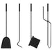Set de unelte pentru șemineu, 5 piese, 18x66 cm, oțel - WALTI WALTI