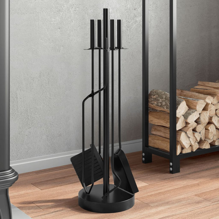 Set de unelte pentru șemineu, 5 piese, 18x66 cm, oțel - WALTI WALTI