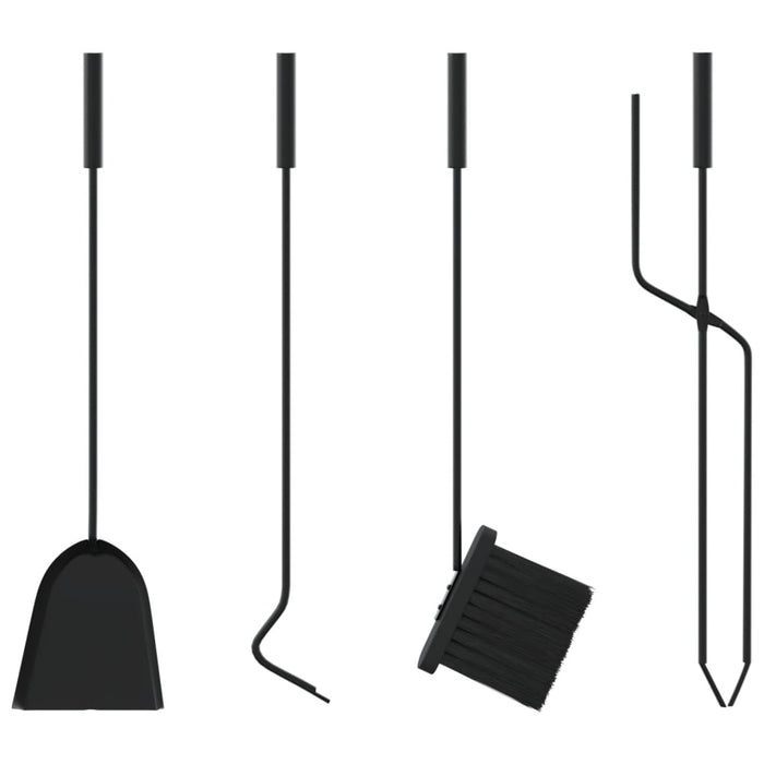 Set de unelte pentru șemineu, 5 piese, 18x56 cm, oțel - WALTI WALTI