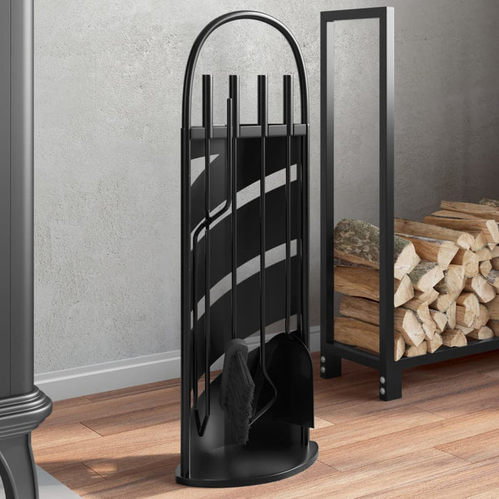 Set de unelte pentru șemineu, 5 piese, 23x15x66 cm, oțel - WALTI WALTI