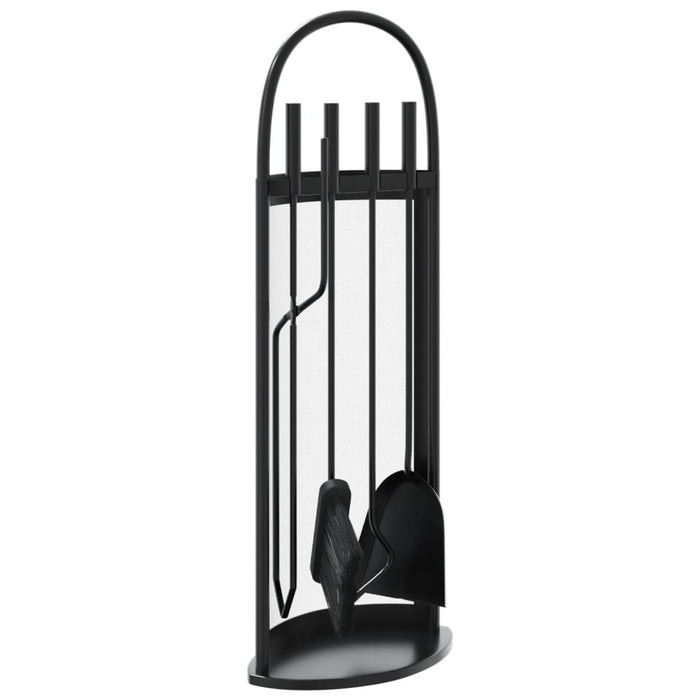 Set scule pentru șemineu, 5 piese, 23x15x66 cm, oțel - WALTI WALTI