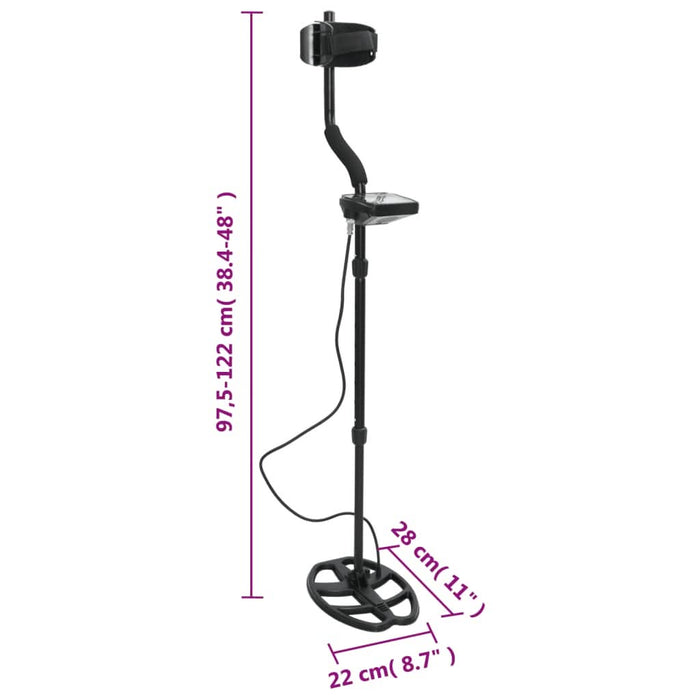 Detector de metale, adâncime de căutare 20 cm, ecran LCD - WALTI WALTI