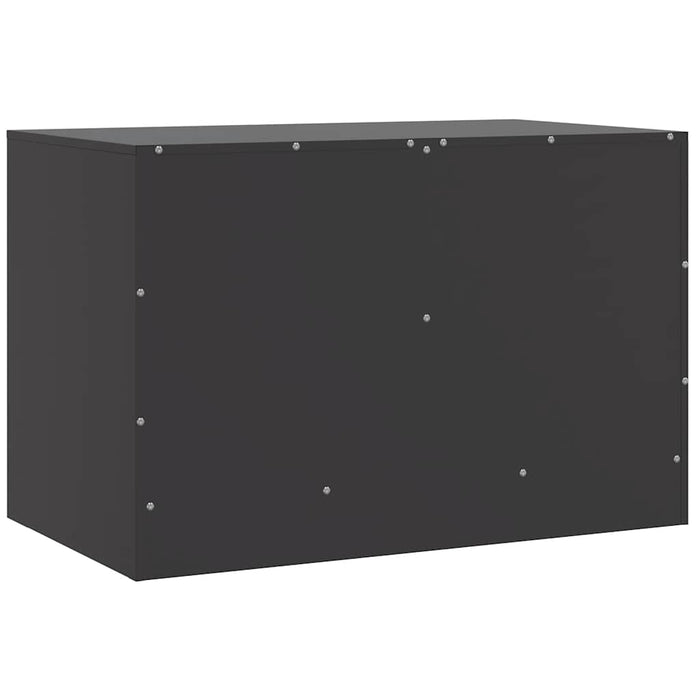 Dulapuri TV, 2 buc., negru, 67x39x44 cm, oțel - WALTI WALTI