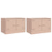 Dulapuri TV 2 buc Roz 67x39x44 cm Otel - WALTI WALTI