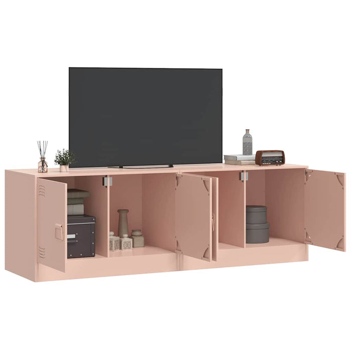 Dulapuri TV 2 buc Roz 67x39x44 cm Otel - WALTI WALTI