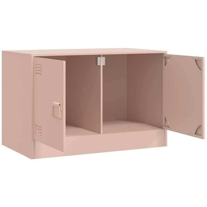 Dulapuri TV 2 buc Roz 67x39x44 cm Otel - WALTI WALTI