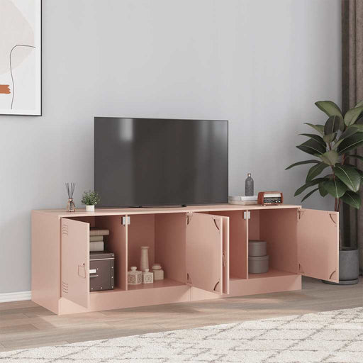 Dulapuri TV 2 buc Roz 67x39x44 cm Otel - WALTI WALTI