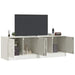 Dulapuri TV 2 buc., alb, 67x39x44 cm Otel - WALTI WALTI