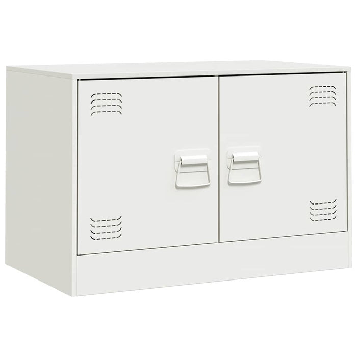 Dulapuri TV 2 buc., alb, 67x39x44 cm Otel - WALTI WALTI