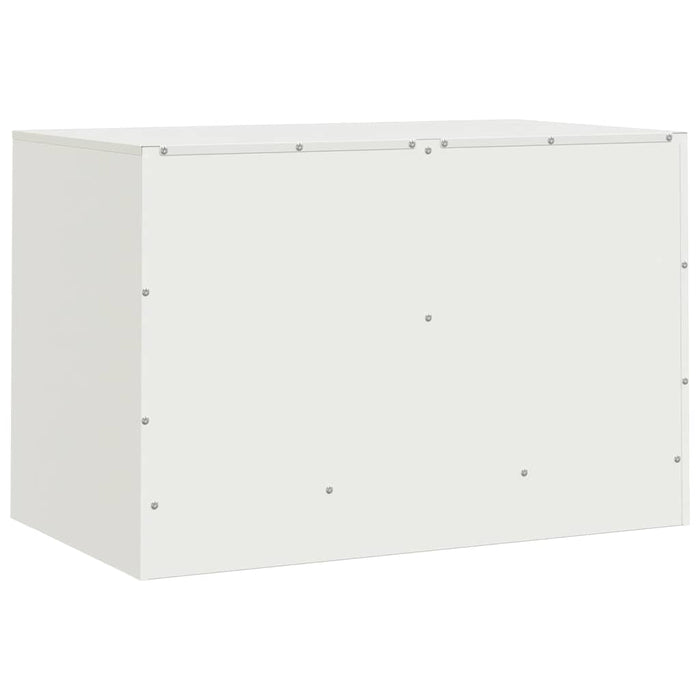 Dulapuri TV 2 buc., alb, 67x39x44 cm Otel - WALTI WALTI
