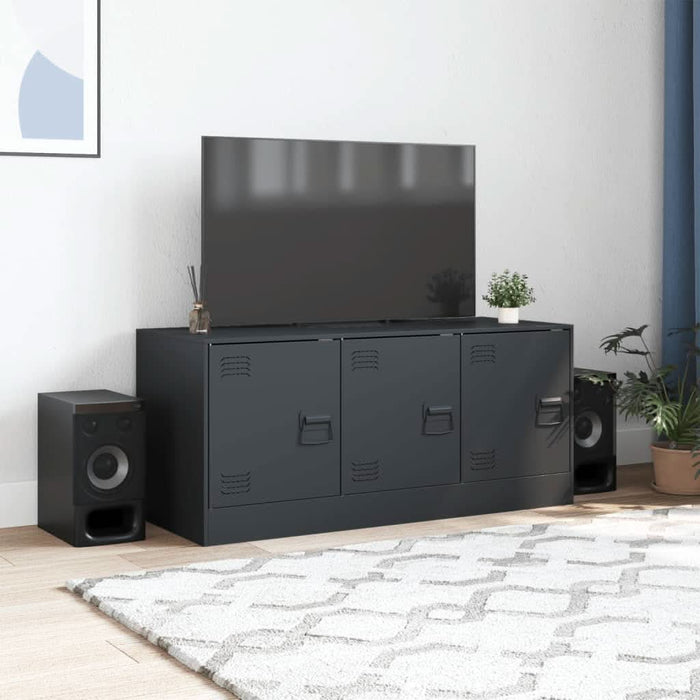 Comodă TV, antracit, 99x39x44 cm, oțel - WALTI WALTI