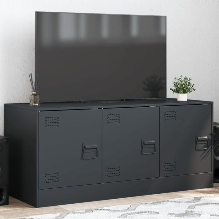 Comodă TV, antracit, 99x39x44 cm, oțel - WALTI WALTI
