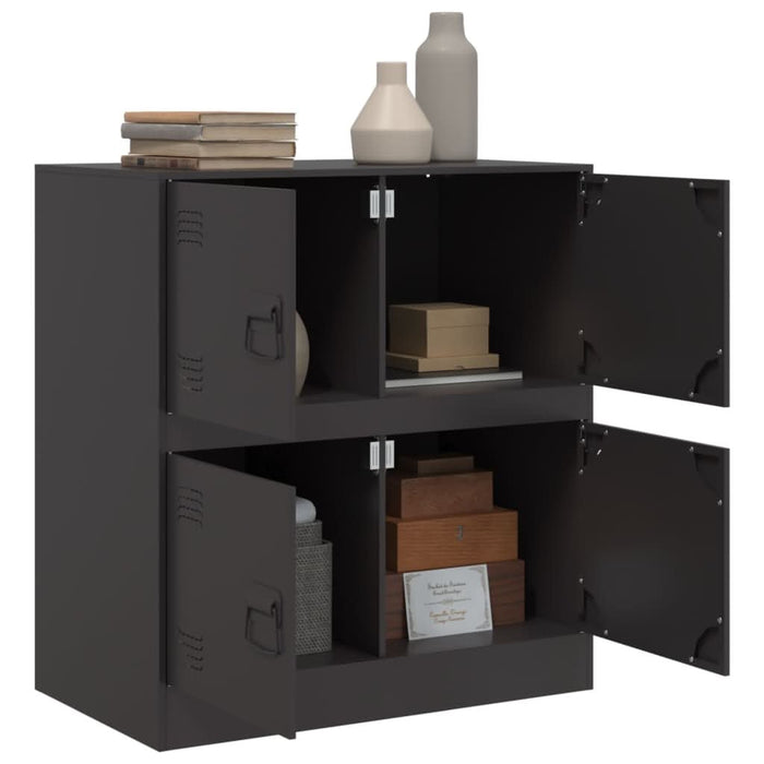 Servantă, negru, 67x39x73 cm, oțel - WALTI WALTI
