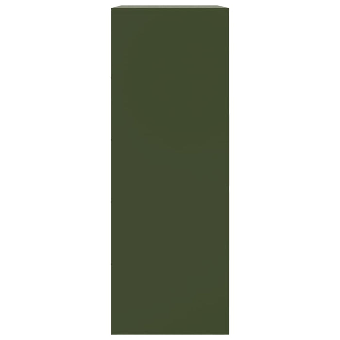 Comodă verde măslină 67x39x107 cm oțel - WALTI WALTI