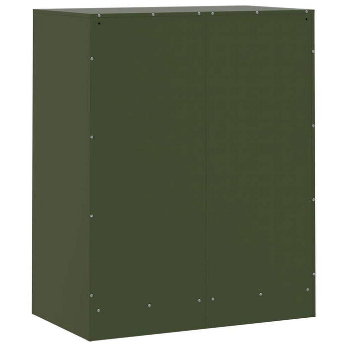 Bufeta verde măslină 67x39x83 cm oțel WALTI
