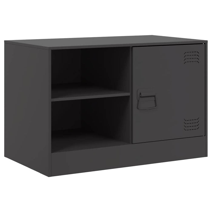 Dulap TV, negru, 67x39x44 cm, oțel - WALTI WALTI