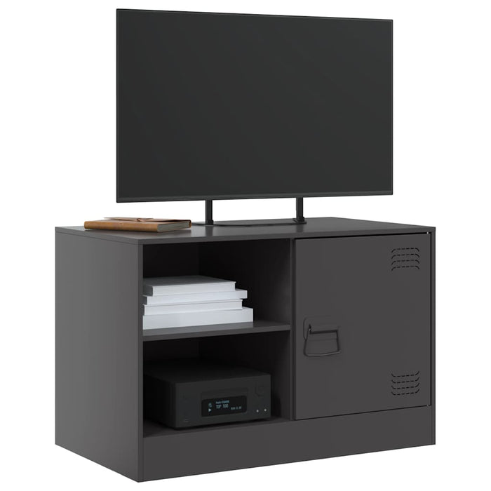 Dulap TV, negru, 67x39x44 cm, oțel - WALTI WALTI