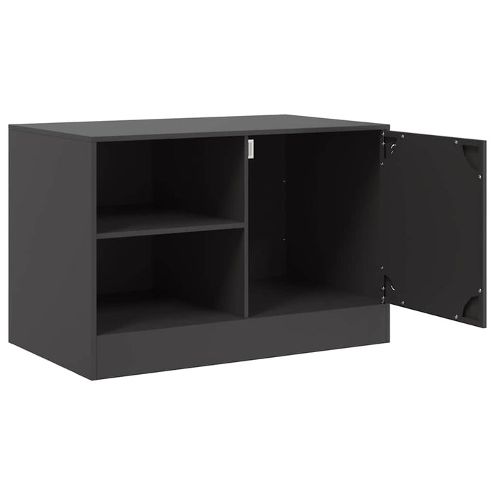 Dulap TV, negru, 67x39x44 cm, oțel - WALTI WALTI