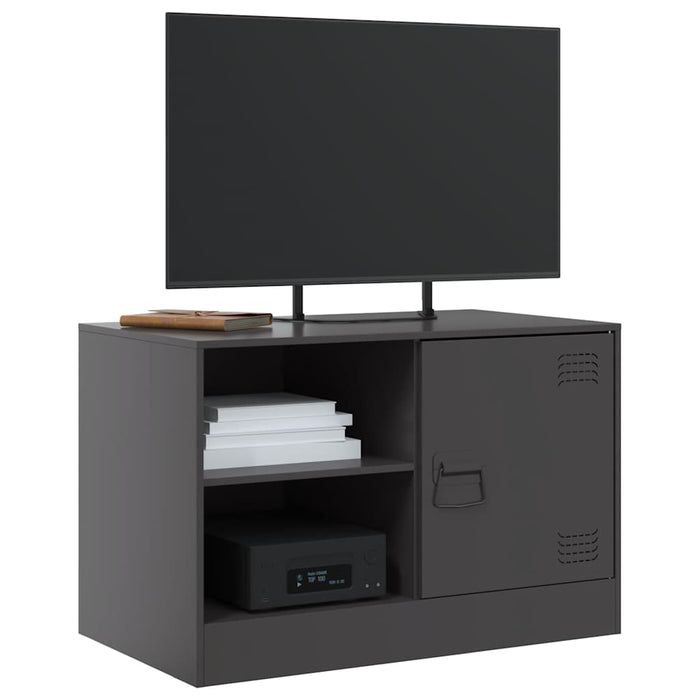 Dulapuri TV, 2 buc., negru, 67x39x44 cm, oțel - WALTI WALTI