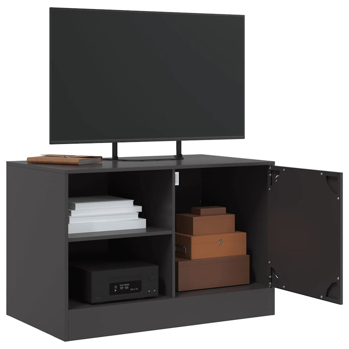Dulapuri TV, 2 buc., negru, 67x39x44 cm, oțel - WALTI WALTI
