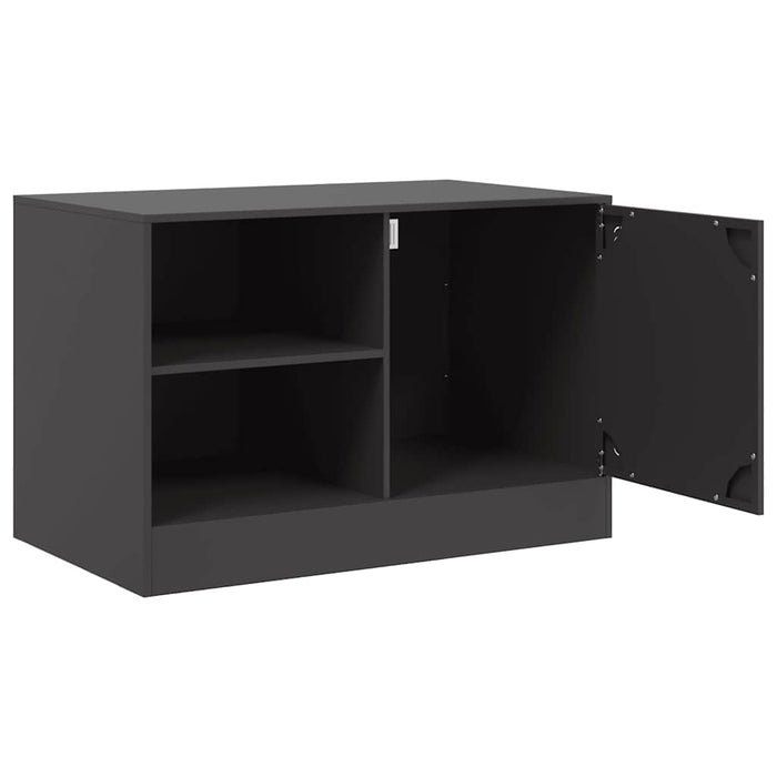 Dulapuri TV, 2 buc., negru, 67x39x44 cm, oțel - WALTI WALTI