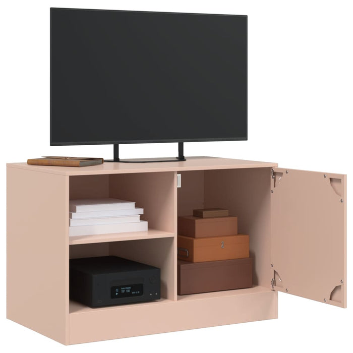 Dulapuri TV 2 buc Roz 67x39x44 cm Otel - WALTI WALTI
