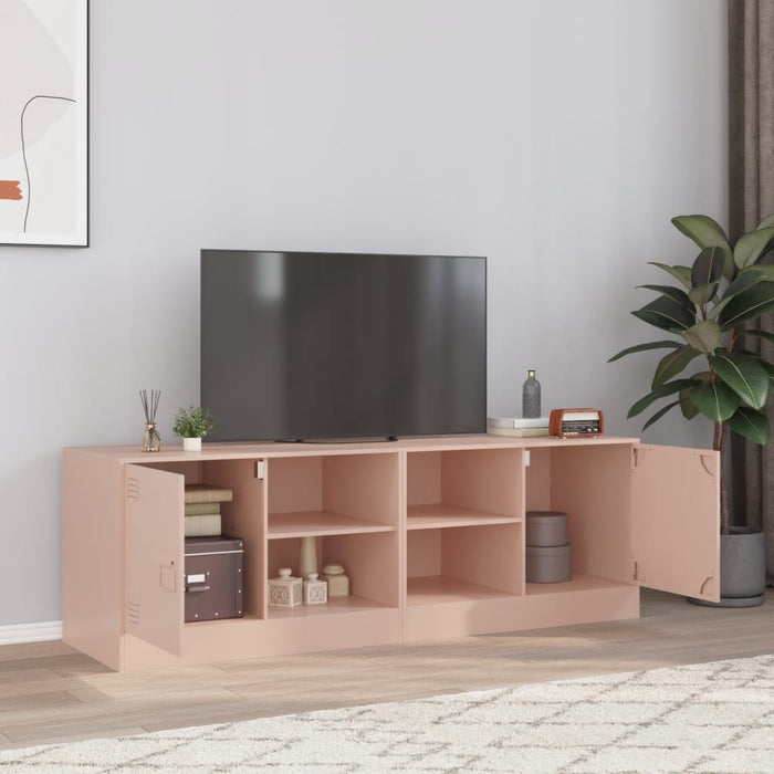 Dulapuri TV 2 buc Roz 67x39x44 cm Otel - WALTI WALTI