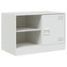 Dulapuri TV 2 buc., alb, 67x39x44 cm Otel - WALTI WALTI