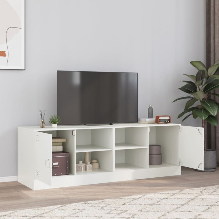Dulapuri TV 2 buc., alb, 67x39x44 cm Otel - WALTI WALTI