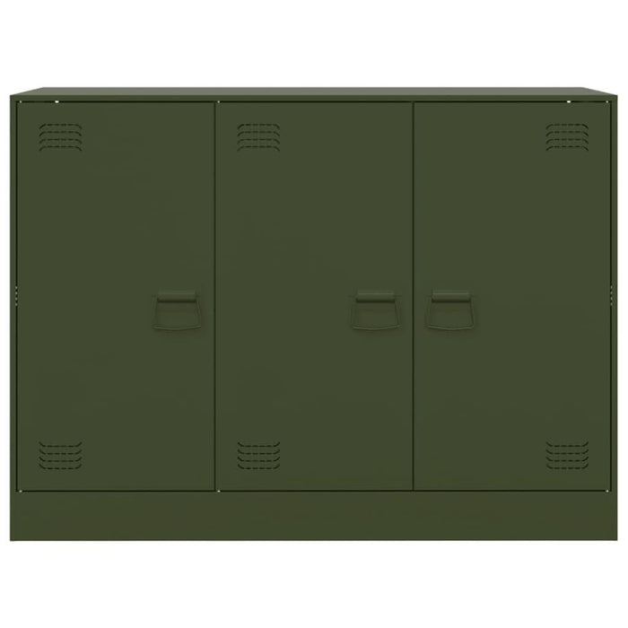 Bufeta verde măslină 99x39x73 cm oțel - WALTI WALTI