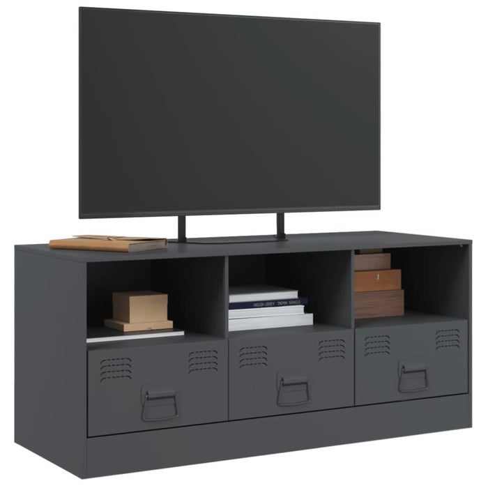 Comodă TV, antracit, 99x39x44 cm, oțel - WALTI WALTI