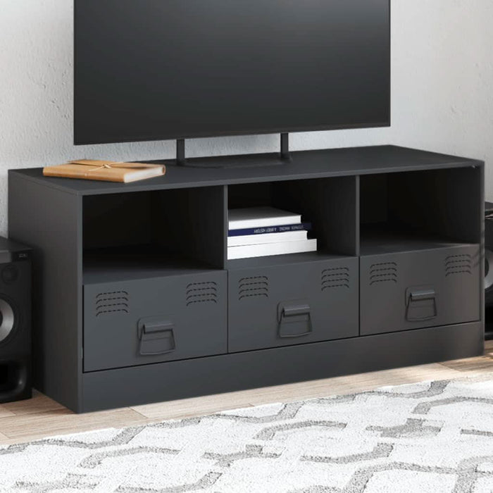 Comodă TV, antracit, 99x39x44 cm, oțel - WALTI WALTI