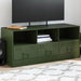 Comodă TV, verde măsliniu, 99x39x44 cm, oțel - WALTI WALTI
