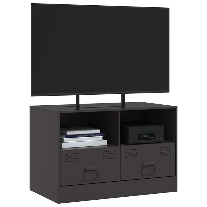 Dulap TV, negru, 67x39x44 cm, oțel - WALTI WALTI