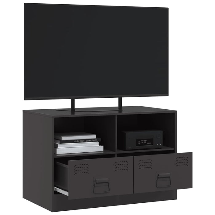 Dulap TV, negru, 67x39x44 cm, oțel - WALTI WALTI