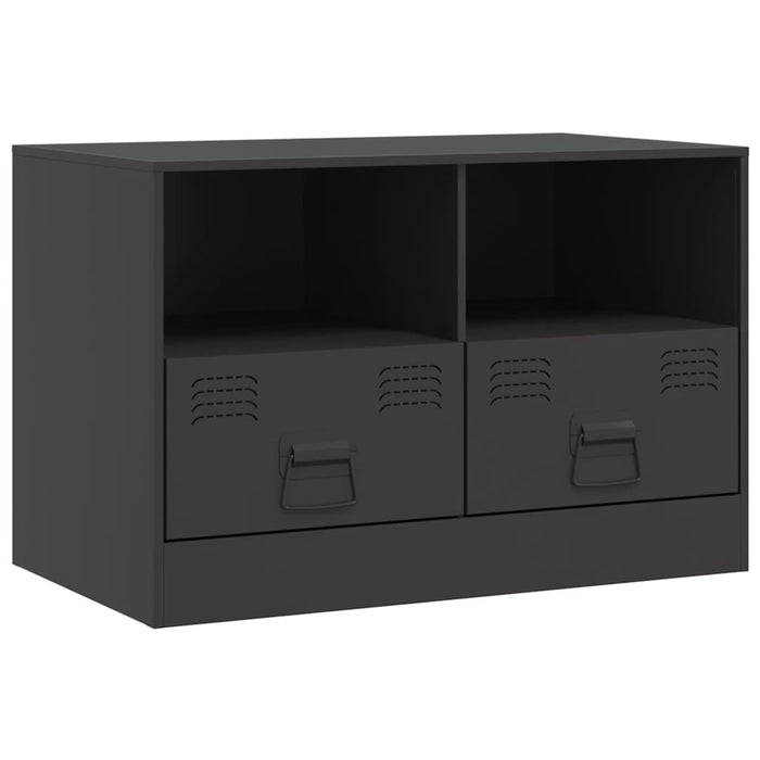 Dulapuri TV, 2 buc., negru, 67x39x44 cm, oțel - WALTI WALTI