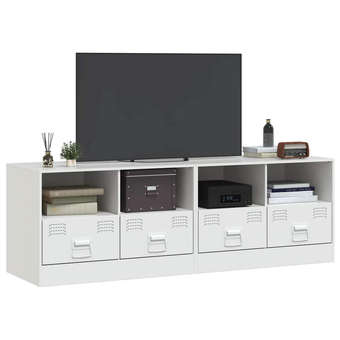 Dulapuri TV 2 buc., alb, 67x39x44 cm Otel - WALTI WALTI