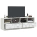 Dulapuri TV 2 buc., alb, 67x39x44 cm Otel - WALTI WALTI