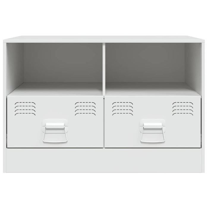 Dulapuri TV 2 buc., alb, 67x39x44 cm Otel - WALTI WALTI