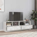 Dulapuri TV 2 buc., alb, 67x39x44 cm Otel - WALTI WALTI