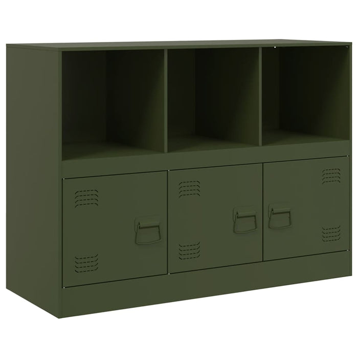 Bufeta verde măslină 99x39x73 cm oțel WALTI