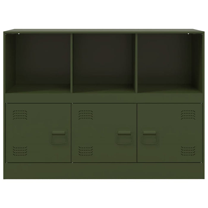 Bufeta verde măslină 99x39x73 cm oțel WALTI