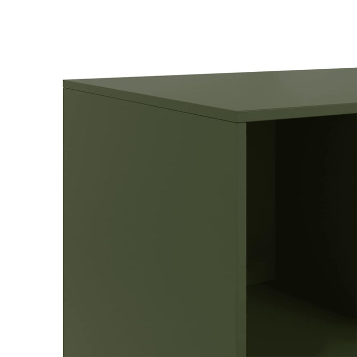 Bufeta verde măslină 99x39x73 cm oțel WALTI