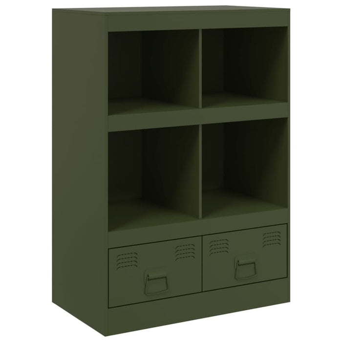 Dulap înalt verde măslină 67x39x95 cm oțel - WALTI WALTI