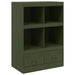 Dulap înalt verde măslină 67x39x95 cm oțel - WALTI WALTI