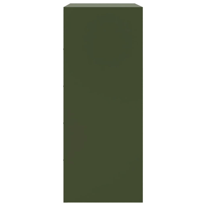 Dulap înalt verde măslină 67x39x95 cm oțel - WALTI WALTI